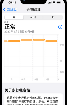 北湖iPhone手机维修如何在iPhone开启'步行稳定性通知'