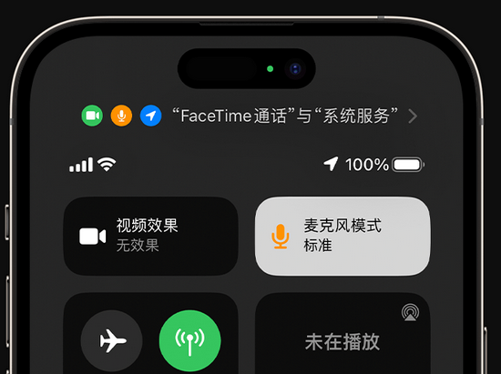 北湖苹果授权维修网点分享iPhone在通话时让你的声音更清晰 