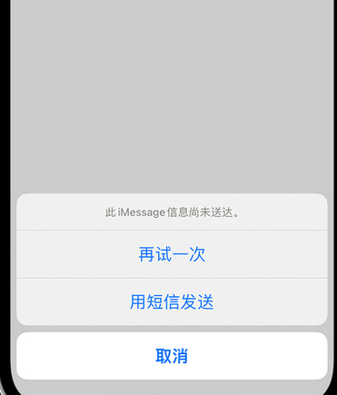 北湖apple维修iPhone上无法正常发送iMessage信息